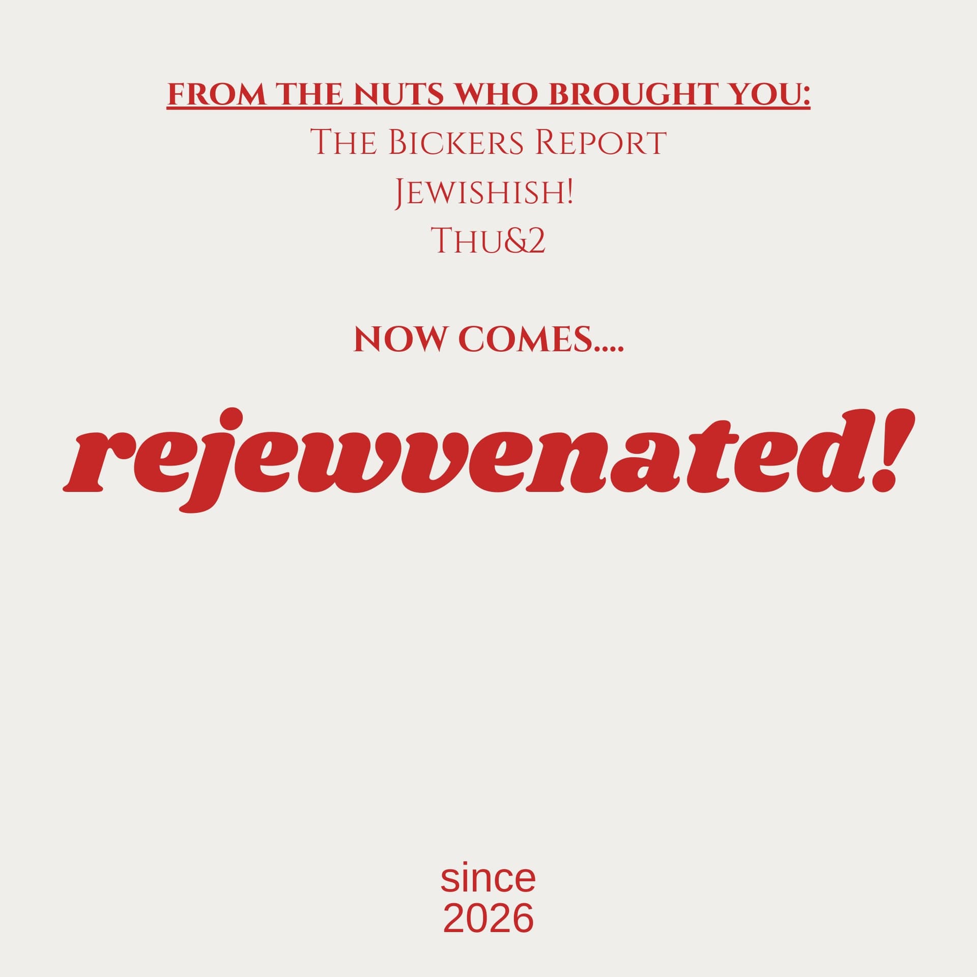 Rejewvenated!