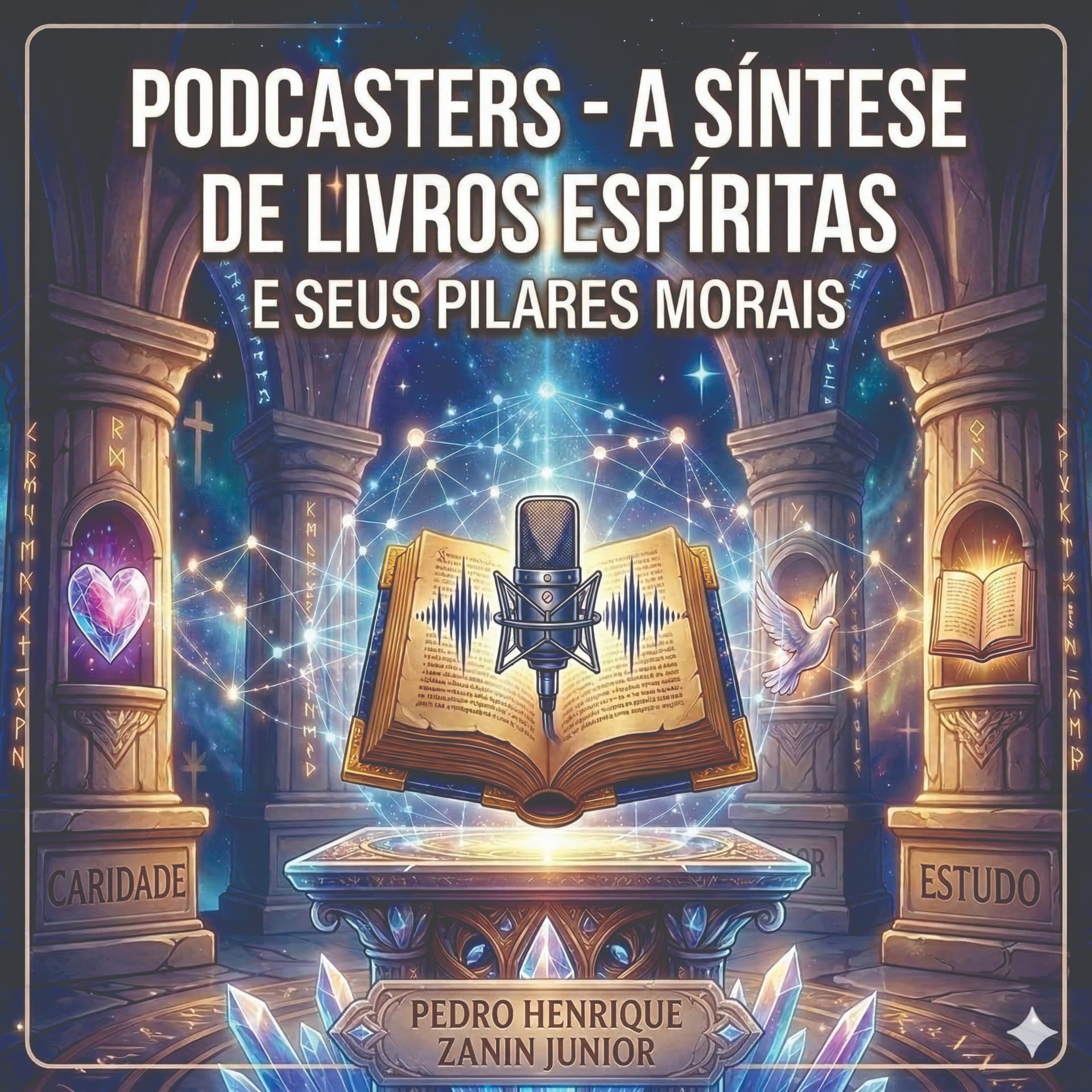 PodCasters - A Síntese de Livros Espíritas e Seus Pilares Morais - Podcasts