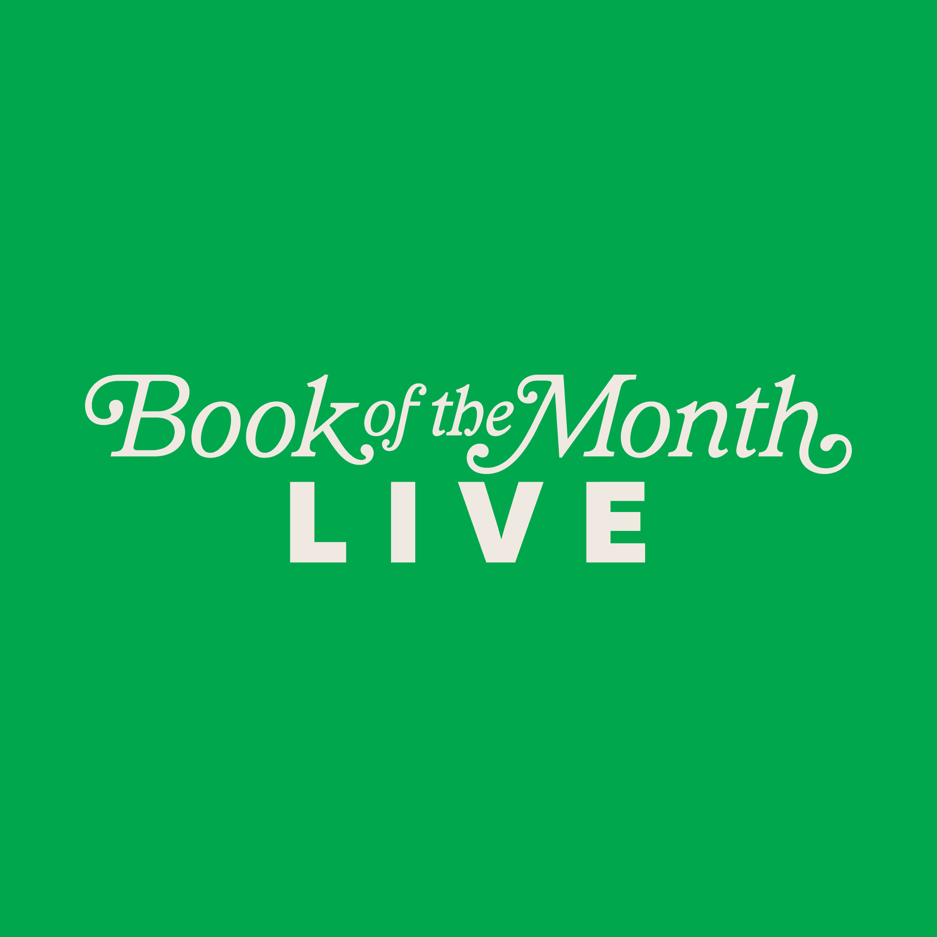 Book of the Month Live - Podcasts